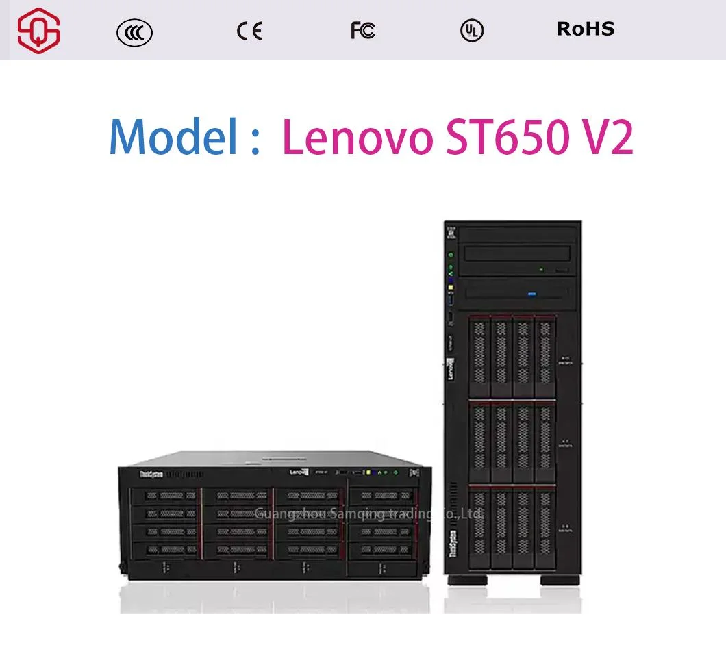 Thinksystem St650 V2 Tower Workstation Server/Intel Xeon 6326 CPU/128GB RAM/2X10GB Network Card/Dpu